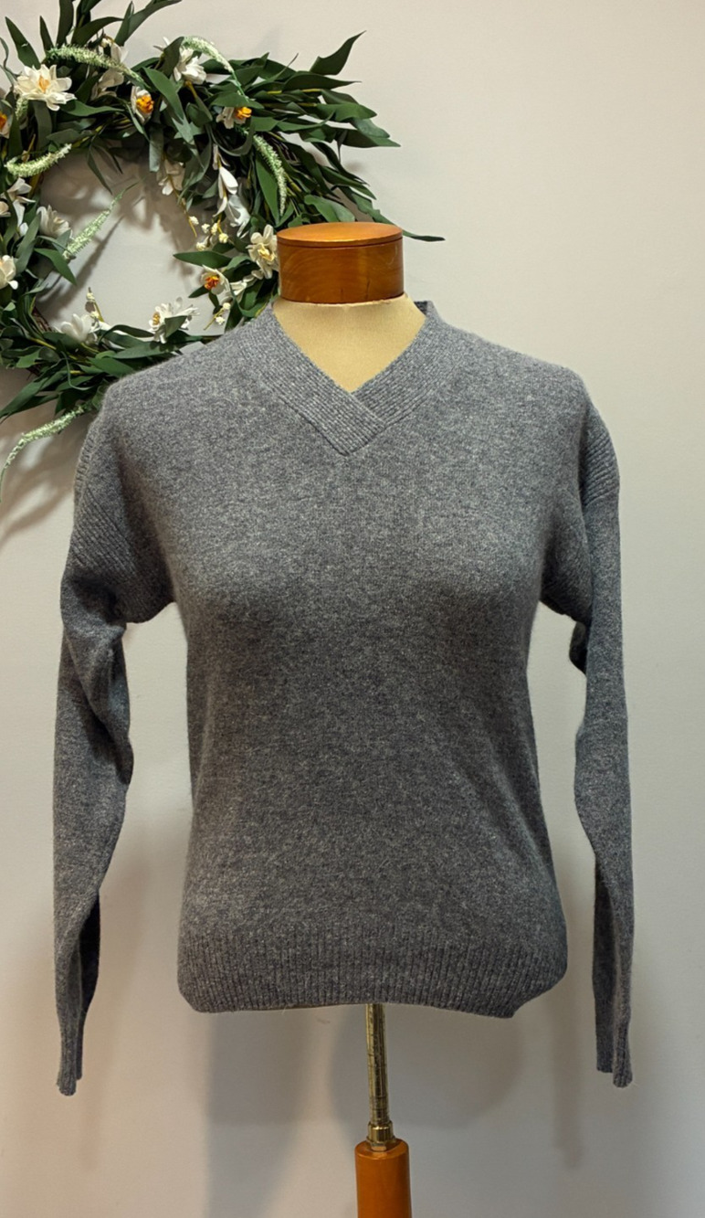 Herman Geist Lambs Wool & Angora Rabbit Hair Sweater, Cottagecore, Size S